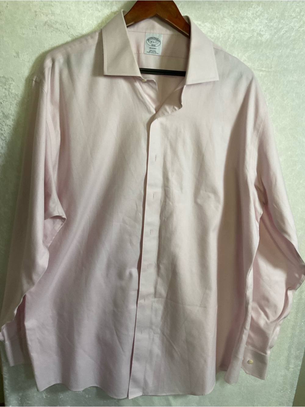 Brooks Brothers Light Pink Dress Shirt - Spread Collar